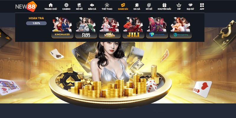 Game Bài Đổi Thưởng New88 - Cơ Hội Giàu Sang Trong Phút Mốt 1 Game bài đổi thưởng sở hữu lượt truy cập lớn
